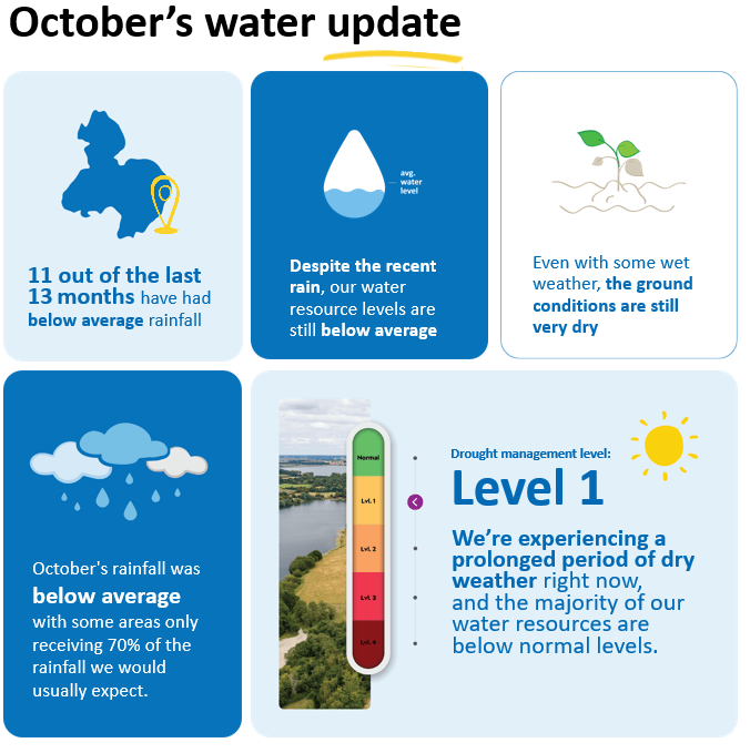 infographic with october stats